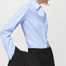 Blusa Popelín Entallada Mujer